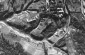An aerial photograph of the northeastern section of the Babyn Yar ravine taken by the German air force, On September 26,1943. ©  Bundesarchives